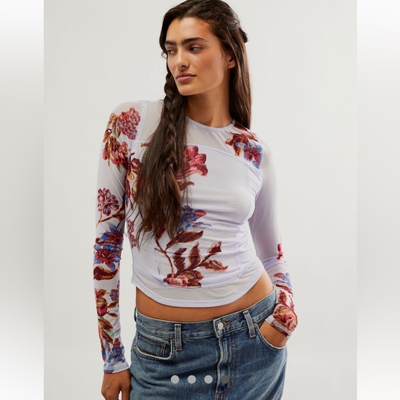 Free People Betty’s Garden Top - Picture 1 of 9